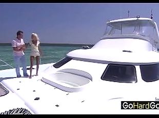 Boroka Bolls George fucking a skinny bitch on his boat porn
